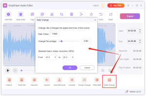 Kingshiper Audio Editor - náhled
