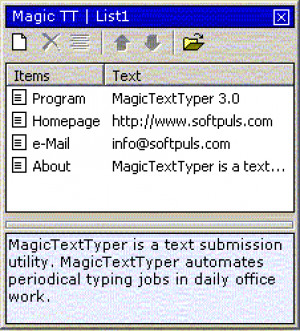 MagicTextTyper - náhled