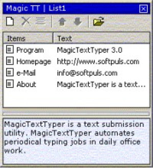MagicTextTyper - náhled