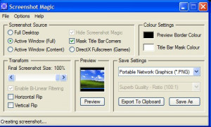 Screenshot Magic - náhled