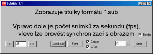Subtitle - náhled