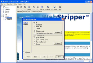 Webstripper - náhled