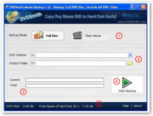 DVDSmith Movie Backup - náhled