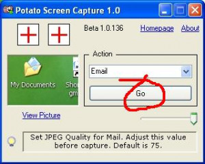 Potato Screen Capture  - náhled