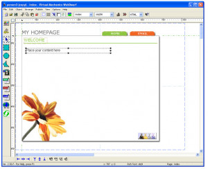 WebDwarf Free Web Page Maker - náhled