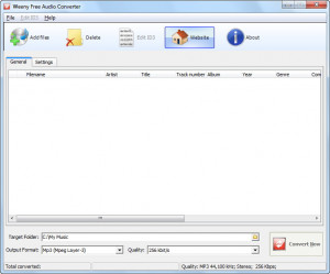 Weeny Free Audio Converter - náhled