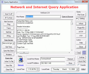 Query Application - náhled