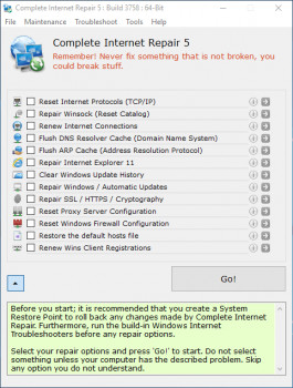 Complete Internet Repair - náhled