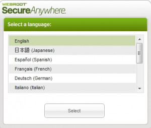 Webroot SecureAnywhere AntiVirus - náhled