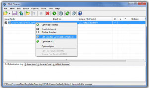 HTML Cleaner - náhled