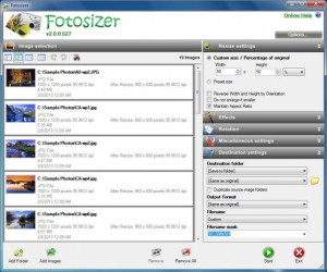 Fotosizer - náhled