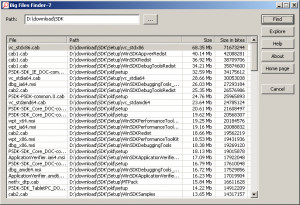 Big Files Finder-7 - náhled