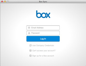 Box Sync - náhled