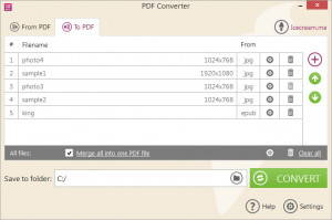Icecream PDF Converter - náhled