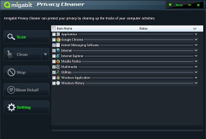 Amigabit Privacy Cleaner - náhled