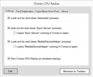 iTunes CPU Redux - náhled
