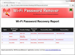 WiFi Password Remover - náhled