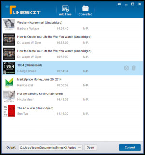 TunesKit Audiobook Converter - náhled