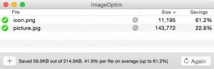 ImageOptim - náhled