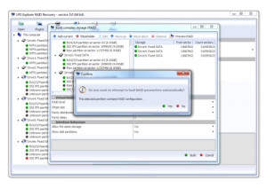 UFS Explorer RAID Recovery - náhled