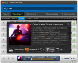 VkAudioSaver - náhled