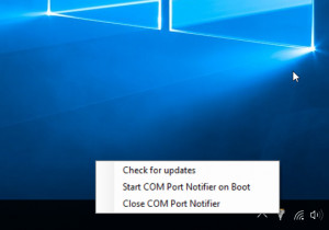 COM Port Notifier - náhled