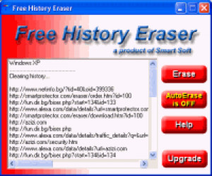 Free History Eraser - náhled