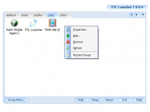 FSL Launcher - náhled