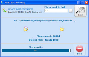 Smart Data Recovery - náhled