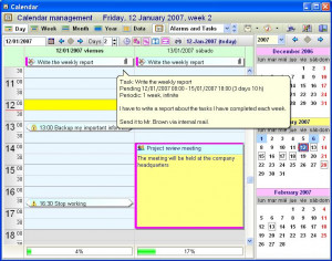 MSD Organizer Freeware - náhled