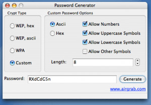 AirGrab Password  - náhled