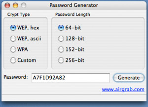 AirGrab Password  - náhled