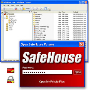 SafeHouse Explorer USB Disk Encryption  - náhled