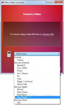 Miro Video Converter - náhled