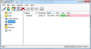 TrulyMail Client - náhled