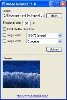 Image Uploader - náhled