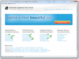 IE10 Platform Preview - náhled