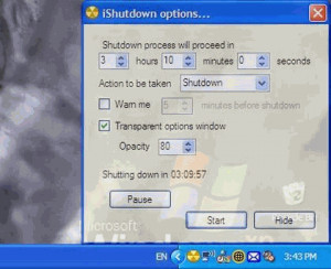iShutdown - náhled