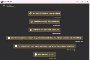 TarkovMonitor - náhled