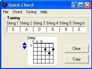 QuickChord - náhled