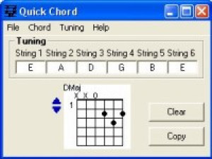 QuickChord - náhled