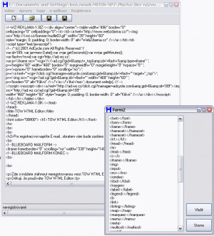 TOW HTML Editor - náhled