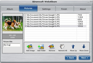Biromsoft WebAlbum - náhled