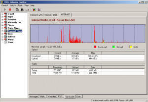 MING Network Monitor Home - náhled
