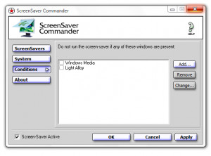 ScreenSaver Commander - náhled