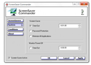 ScreenSaver Commander - náhled