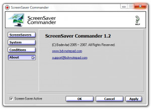 ScreenSaver Commander - náhled
