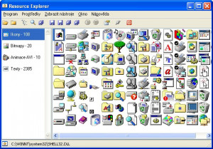 Resource explorer - náhled
