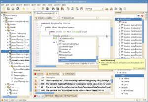 MonoDevelop - náhled