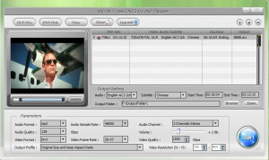 WinX Free DVD to AVI Ripper - náhled